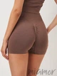 Шорты бесшовные с эффектом пуш-ап GIULIA Shorts Shape DEEP TAUPE S/M Тауп - изображение 2