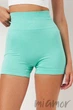 Шорты бесшовные с эффектом пуш-ап GIULIA Shorts Shape MINT L/XL Мятные - изображение 1