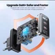 Сетевое зарядное устройство Toocki GAN 67-65W (2 Type-C + 1 USB) Display - изображение 6
