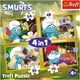 Zestaw puzzli Trefl 4w1 The Smurfs Życie na wsi smerfów 35 + 48 + 54 + 70 elementów 34664 (5900511346640) - obraz 1
