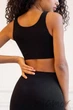 Топ на широких бретелях бесшовный InSecret Top Basic BLACK S/M Чёрный - изображение 3