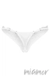 Стринги эротические с доступом Obsessive Arrowel White L/XL Белые - изображение 4