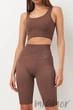 Топ на широких бретелях в рубчик GIULIA Top Rib DEEP TAUPE S/M Тауп - изображение 5