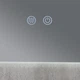 Зеркало Qtap Taurus (TA2) 800×700 мм с LED-подсветкой Touch, с антизапотеванием, с диммером, рег. темп. цвета (3000-6500K) QTTAU70070048955 - изображение 4