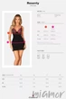 Комбинация сатиновая с кружевным лифом Obsessive Rosenty chemise XS/S Черно-розовая - изображение 5