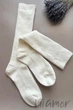 Гольфи теплі в рубчик з вовною альпаки InSecret B2568-1 Alpaca One Size Молочні - зображення 2