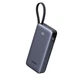 Батарея універсальна Ugreen 20000mAh 45W with Built-in Cable (PB536 55988B) - зображення 9