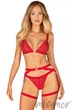Пояс-портупея Obsessive Elianes harness XL/XXL Красный - изображение 6