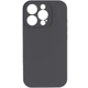 Чохол Silicone Case Full Camera Protective (AA) для Apple iPhone 16 Pro Max (6.9") Сірий / Dark Gray - зображення 3