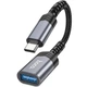 Переходник HOCO UA24 Type-C – USB 3.0, Gray - изображение 3