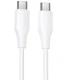 USB - Кабель HOCO X124 Type-C to Type-C (1 м), White - зображення 1