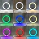Лампа-кольцо RGB 30 см с USB питанием и ДУ пультом для селфи и видео съемки - изображение 2