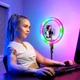 Лампа-кольцо RGB 30 см с USB питанием и ДУ пультом для селфи и видео съемки - изображение 5