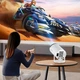 Умный проектор Earldom ET-PJ03 портативный для дома и улицы с Wi-Fi и Bluetooth для кино и игр - изображение 8