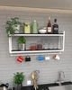 Полка настенная в стиле лофт EcoLoft WallNest DSP-1427W-5 Черный - изображение 3