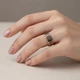 Кольцо обручальное позолоченное Вышиванка 6020/1п, 20 размер - изображение 2
