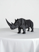 Rhino Sculpture — геометрическая фигура носорога | современный декор в стиле Loft & Modern - изображение 3