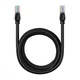 Кабель Baseus Высокоскоростной CAT5 Гигабитный Ethernet RJ45 (2 м) black - изображение 1
