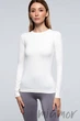 Лонгслив бесшовный GIULIA LONGSLEEVE model 1 L/XL Молочный - изображение 2