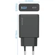 МЗП Proove Slender 45W (Type-C + USB) black - зображення 4