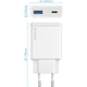 МЗП Proove Slender 45W (Type-C + USB) black - зображення 6