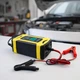 Зарядное устройство для автомобильного аккумулятора 12V 6А, автоматическая зарядка импульсная для АКБ с режимом восстановления, портативная зарядка для свинцово-кислотных аккумуляторов 4-100AH, PCBL-50-Yellow - изображение 1