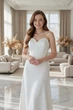 Вечернее белое корсетное платье FashionYouWant XL белый 43455953 - изображение 3