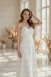 Вечернее белое корсетное платье FashionYouWant XL белый 43455953 - изображение 6