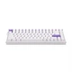 Ігрова магнітна клавіатура AULA HERO 84 HE White-Purple (75%), RGB, Hall Effect, регульована точка спрацювання, USB, біло-фіолетова - зображення 8
