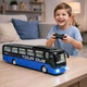 Радіокерований автобус 38 см синій Tour Bus 2.4GHz з акумулятором 3.7V, світло фар, 3+ - зображення 4