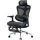 Офісне крісло Sihoo з підставкою для ніг DORO C300L Mesh Black with footrest (DORO-C300L-A3-101-JT) Sihoo DORO-C300L-A3-101-JT 971714 - зображення 4