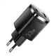 Зарядное устройство 1xUSB-C + 1xUSB 33W GaN black Essager (ECT33W-GMB01-Z) Essager ECT33W-GMB01-Z 972569 - изображение 3