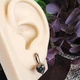 Серьги Xuping мистик длина 1.9см ширина 8мм медицинское золото с1628 - изображение 6