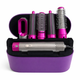 Стайлер 5в1 HAIR BRUSH Styler + кейс з функціями надання об'єму, випрямлення Фіолетовий - зображення 10