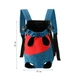Рюкзак-кенгуру для тварин Lesko A10010-BR Red Blue M - зображення 4