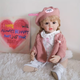 Реалістична Кукла Реборн 55 см повністю силіконова Doll Reborn Baby Born К0100307 - зображення 3