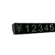Набор ценников Lesko SJX-HDY-XH-0-9 Black+Silver с цифрами 100 шт для товаров на витрину 132*15 мм - изображение 4