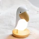 Настільний LED нічник Тукан LJC-164 з USB-С та регулюванням яскравості Білий (2122436) - зображення 6