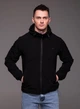 Чоловіча чорна вітрівка "Easy" з капюшоном, чорна, розмір XXXL - зображення 3
