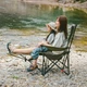 Крісло-шезлонг складане Naturehike CNK2550JJ023 Nightfall T05, сталь, хакі - зображення 11