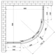Душевой бокс Lidz Majatek SB90x90.BLA.LOW.TR - изображение 2
