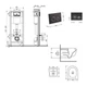 Готове рішення Qtap для ванної кімнати: підвісний унітаз Taurus Ultra Quiet 515×360×350 + комплект інсталяції Nest 4 в 1 (кругла клавіша Matt Black) - изображение 5