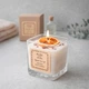 Аромасвеча в стеклянном стакане с крышечкой «Orange», 360 г, 7x7x7,5 см (Ароматическая свеча для дома) - изображение 9