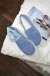 Элегантные демисезонные туфли PARADIZE SHOES замшевые голубые на низкой белой подошве 36 размер (стелька 24 см) - изображение 3