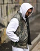 Мужская весенняя жилетка Stone Island 3XL двухсторонняя черный+принт (95186) - изображение 2