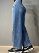 Джинси жіночі Vanver 2009 skater jeans банани з поясом 27 сині - зображення 3