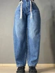 Джинси жіночі Vanver 2009 skater jeans банани з поясом 27 сині - зображення 7