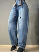 Джинсы женские Vanver 2008 skater jeans с поясом бананы 31 синие - изображение 6