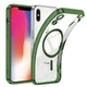Чехол Fiji Chrome для Apple iPhone X с MagSafe и защитой камер Green - изображение 1