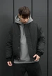 Бомбер Staff raw dark gray oversize XS (BZP0357) - зображення 3